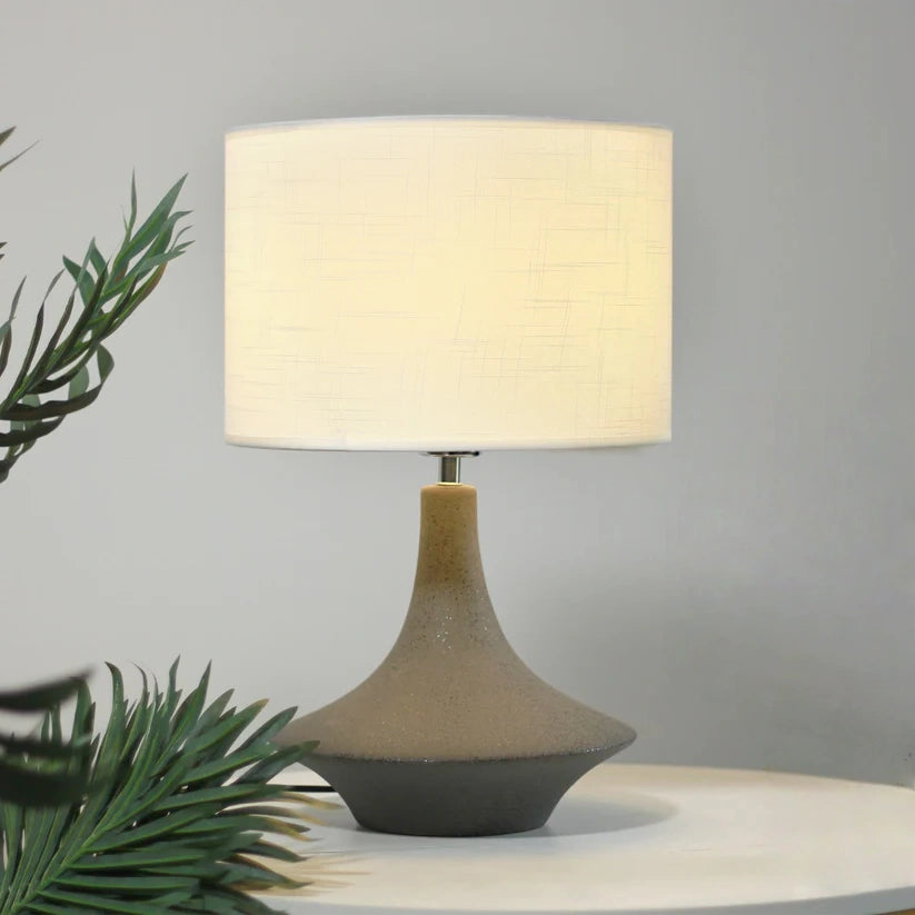 Small Black Ceramic Contemporary Table Lamp